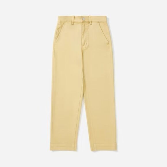 NWT Everlane The Straight Leg Crop High Rise Pants in Hemp 20 / 20T - Picture 5 of 8